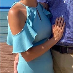 Stunning light blue long dress!